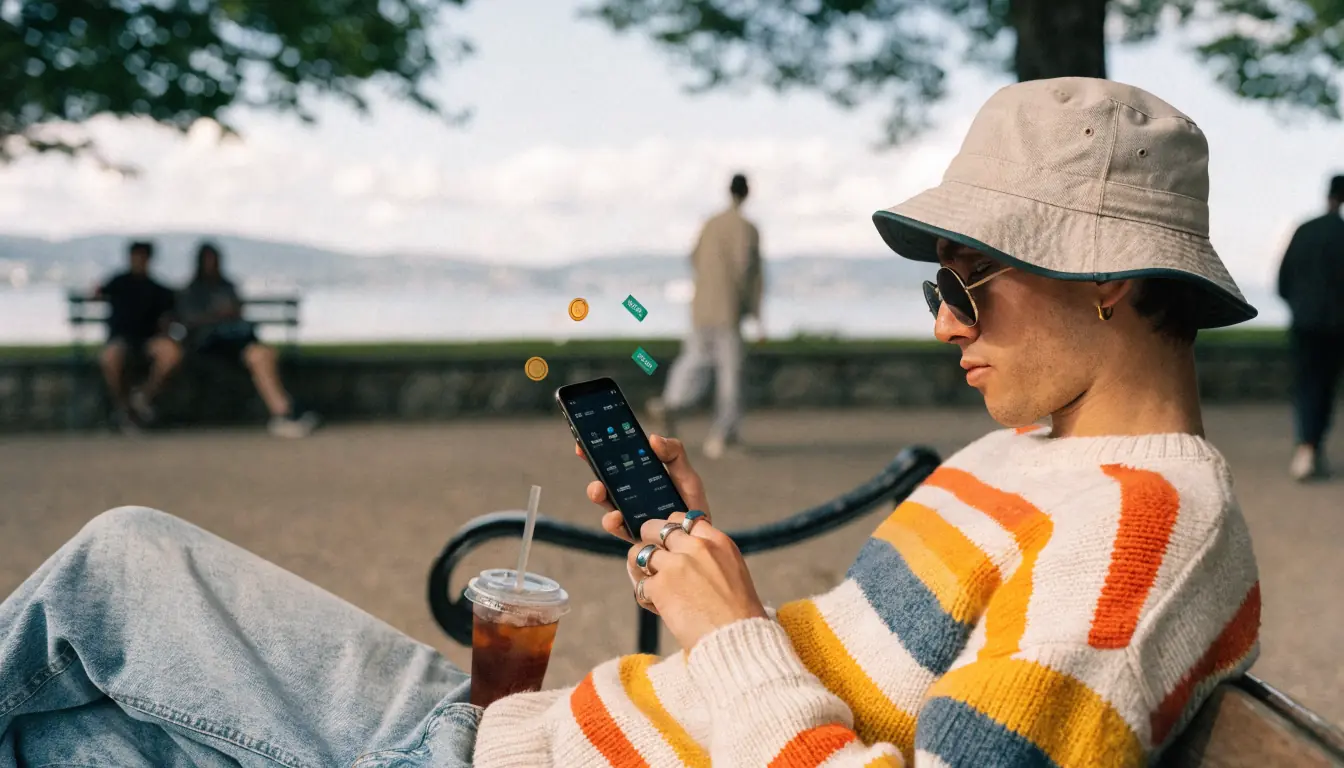 Nutzer erhält Gratis-Spins auf Smartphone, keine Einzahlung